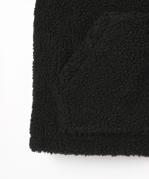 GLOBAL WORK（グローバルワーク）の「アソートボアブルゾン/AND YUA ANY/348101（ブルゾン・キッズ・ブラック/ブラック系その他・150cm/160cm）」の3枚目の写真