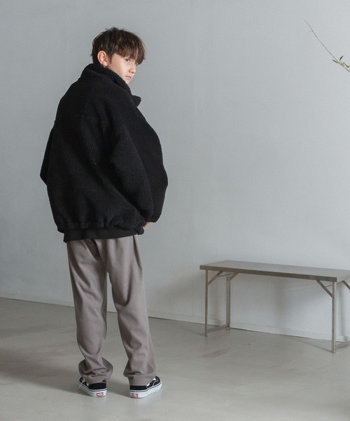 GLOBAL WORK（グローバルワーク）の「アソートボアブルゾン/AND YUA ANY/348101（ブルゾン・キッズ・ブラック/ブラック系その他・150cm/160cm）」の19枚目の写真
