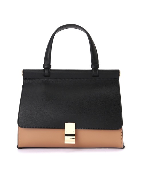 N.（N. Natural Beauty Basic）（エヌエヌナチュラルビューティーベーシック）の「◆配色フラップショルダーバッグ（ショルダーバッグ・レディース・ブラック/ベージュ/ライトグリーン・ﾌﾘ-）」の8枚目の写真