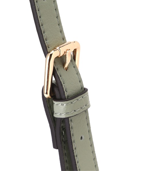 N.（N. Natural Beauty Basic）（エヌエヌナチュラルビューティーベーシック）の「◆配色フラップショルダーバッグ（ショルダーバッグ・レディース・ブラック/ベージュ/ライトグリーン・ﾌﾘ-）」の14枚目の写真