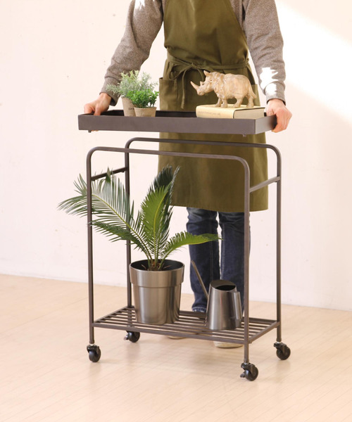 yuki様【美品 未使用】 ガーデンインテリア ステップラック アイアン