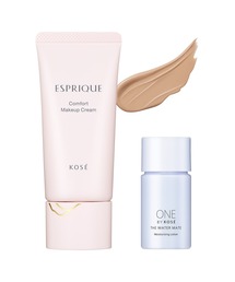 ESPRIQUE（エスプリーク）の「ZOZO限定 / コンフォート メイククリーム 色つき美容クリーム＋ONE BY KOSE(ワンバイコーセー) ザ ウォーター メイト (ミニサンプル) 高保湿化粧水（ファンデーション）」