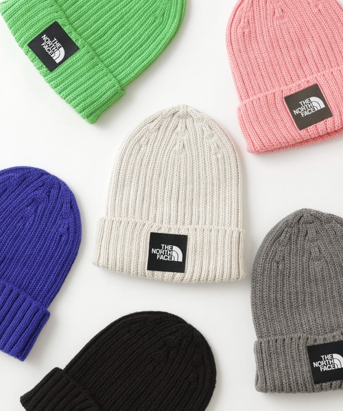 THE NORTH FACE(ザノースフェイス)の「【THE NORTH FACE /ノースフェイス】キッズニットキャップ(ニットキャップ/ビーニー・キッズ・ブラック/ブルー/ライム/グレー/ピンク/ホワイト系その他・ONE SIZE)」の2枚目の写真