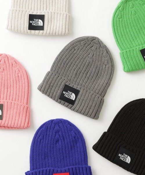 THE NORTH FACE(ザノースフェイス)の「【THE NORTH FACE /ノースフェイス】キッズニットキャップ(ニットキャップ/ビーニー・キッズ・ブラック/ブルー/ライム/グレー/ピンク/ホワイト系その他・ONE SIZE)」の1枚目の写真