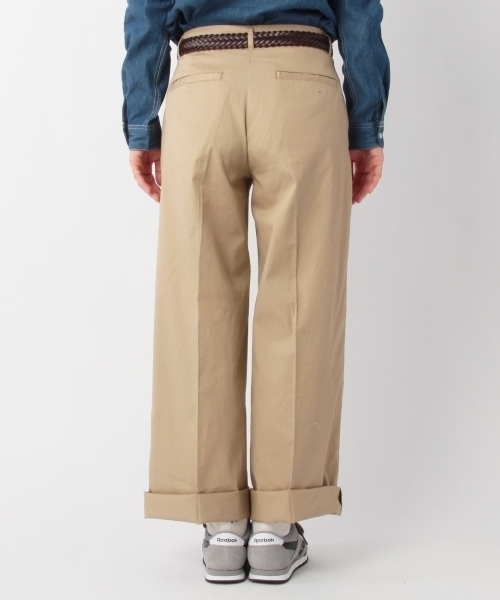 THE EMPORIUM（ジエンポリアム）の「ワイドセンタープレスパンツ（その他パンツ・レディース・ホワイト/ベージュ/ブルー・38/40）」の8枚目の写真