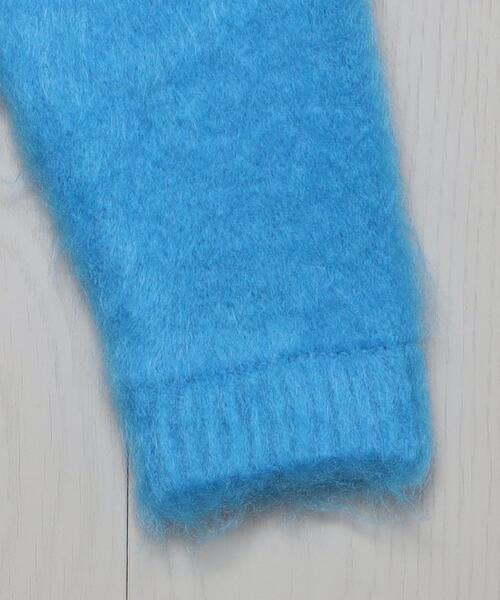 H BEAUTY&YOUTH UNITED ARROWS(エイチビューティーアンドユースユナイテッドアローズ)の「<H>FLFFY CARDIGAN/カーディガン(カーディガン/ボレロ・レディース・グレー/ターコイズブルー・FREE)」の6枚目の写真