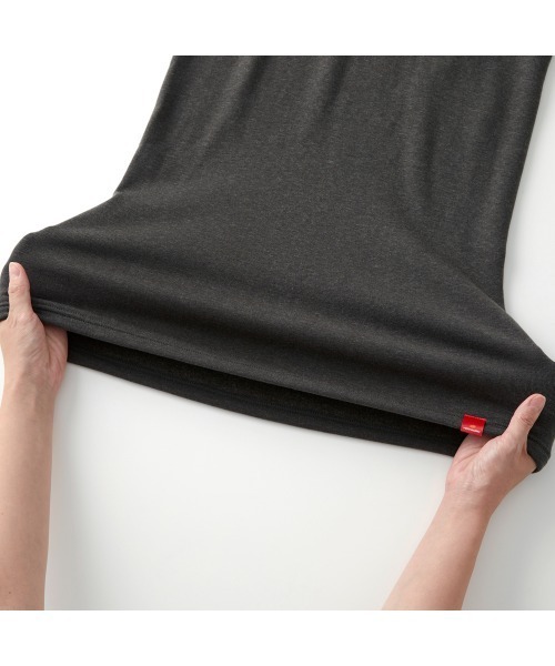 GUNZE(グンゼ)の「HOTMAGIC/ホットマジック 長袖インナー 極 あったか 吸湿発熱(インナーウェア/肌着・メンズ・ライトグレー/ブラック・LARGE/MEDIUM/X-LARGE)」の3枚目の写真