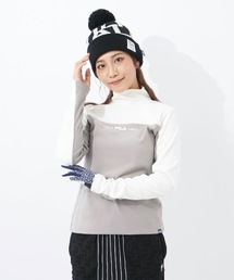 【FILA GOLF:フィラゴルフ】レディースモックネックシャツ