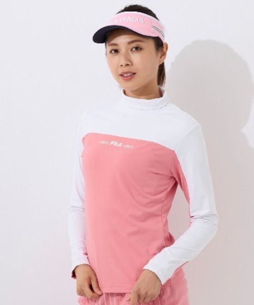ブラウス シャツ フィラ FILA モックネックシャツ レディース FILA GOLF:フィラゴルフ】レディースモックネックシャツ（シャツ
