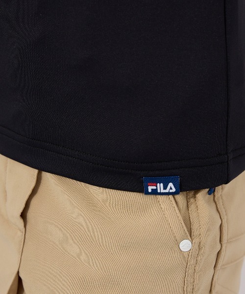FILA GOLF(フィラゴルフ )の「【FILA GOLF:フィラゴルフ】レディースモックネックシャツ(シャツ/ブラウス・レディース・ライトピンク/グレー/ブルー/ブラック・MEDIUM/SMALL/LARGE)」の14枚目の写真