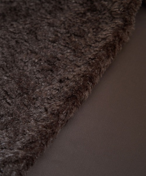 ROPE' PICNIC（ロペピクニック）の「ジャージーボンディングフェイクファーブルゾン（ブルゾン・レディース・キナリ/ダークブラウン・38）」の14枚目の写真