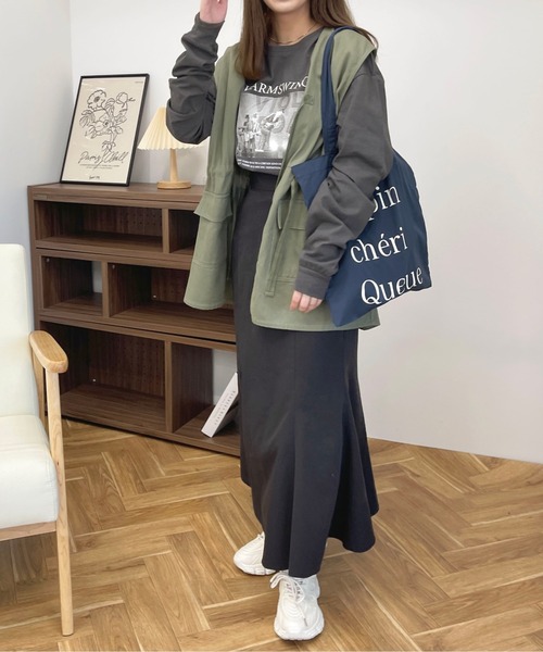 apres jour(アプレジュール)の「カラートートバッグ【ZOZOTOWN限定アイテム】(トートバッグ・レディース・ネイビー/レッド/ピンク/ブラック・FREE)」の12枚目の写真