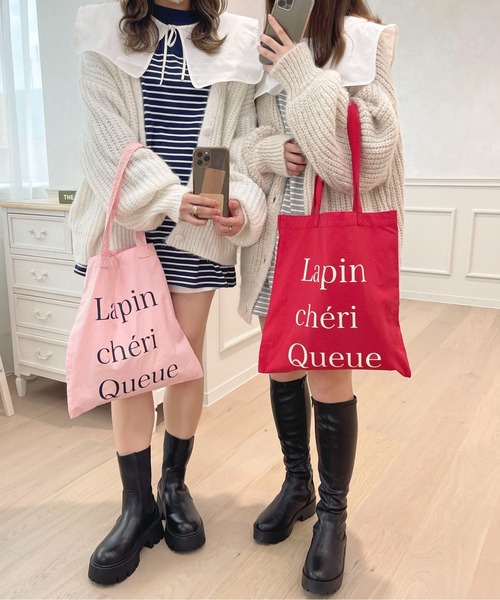 apres jour(アプレジュール)の「カラートートバッグ【ZOZOTOWN限定アイテム】(トートバッグ・レディース・ネイビー/レッド/ピンク/ブラック・FREE)」の18枚目の写真
