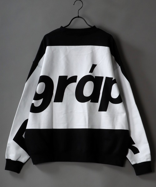 セール】oversize BIG print sweat shirt/オーバーサイズ BIG