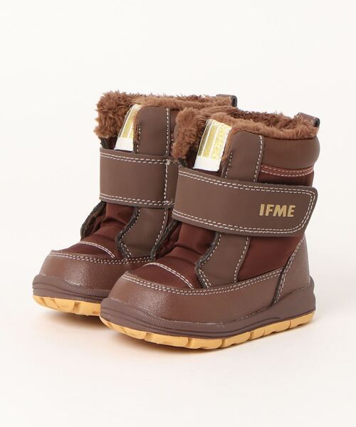IFME（イフミー）の「《IFME》BABY BOOTS 20-1820（ブーツ・キッズ・ベージュ/ブラウン/グリーン/ブラック・15.0cm/13.0cm/14.0cm）」の3枚目の写真