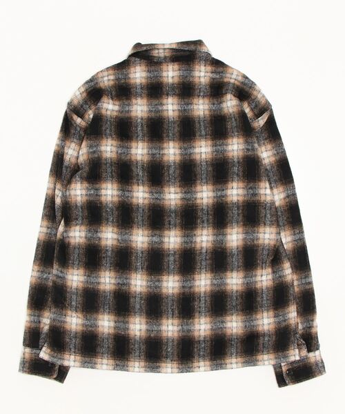 schott（ショット）の「Schott/ショット/PLAID SHIRT SHCOTT BROS. EMB/プレイドシャツ ショットブロス（シャツ/ブラウス・メンズ・ブラウン/ホワイト・2XL/M/L/XL）」の3枚目の写真