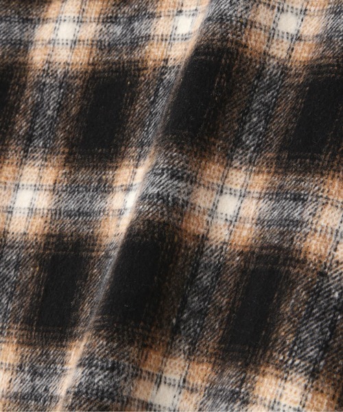 schott（ショット）の「Schott/ショット/PLAID SHIRT SHCOTT BROS. EMB/プレイドシャツ ショットブロス（シャツ/ブラウス・メンズ・ブラウン/ホワイト・2XL/M/L/XL）」の7枚目の写真
