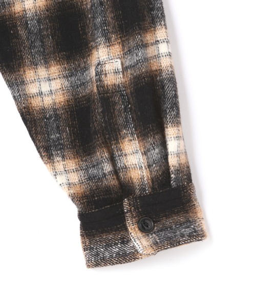 schott（ショット）の「Schott/ショット/PLAID SHIRT SHCOTT BROS. EMB/プレイドシャツ ショットブロス（シャツ/ブラウス・メンズ・ブラウン/ホワイト・2XL/M/L/XL）」の11枚目の写真