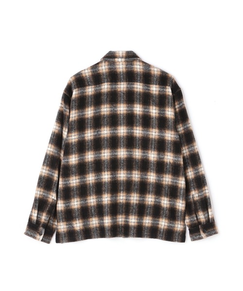 schott（ショット）の「Schott/ショット/PLAID SHIRT SHCOTT BROS. EMB/プレイドシャツ ショットブロス（シャツ/ブラウス・メンズ・ブラウン/ホワイト・2XL/M/L/XL）」の5枚目の写真