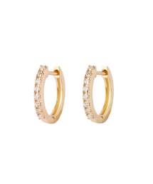 ダイヤラインフープピアス（ピアス（両耳用））｜SIENA ROSE