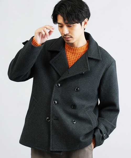 メルトンショート丈Pコート（ピーコート）｜roshell（ロシェル）の