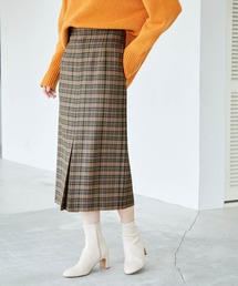 ROPE' | ボックスプリーツチェックタイトスカート(スカート)