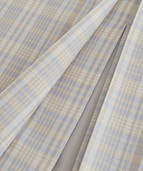 ROPE'（ロペ）の「ボックスプリーツチェックタイトスカート（スカート・レディース・ブラウン/ベージュ・36/38）」の10枚目の写真