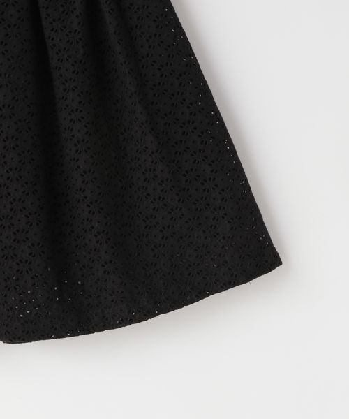 LOWRYS FARM（ローリーズファーム）の「レースギャザースカート　175480（スカート・キッズ・ブラック/ホワイト/グリーン・110cm/120cm/130cm/140cm/150cm）」の8枚目の写真