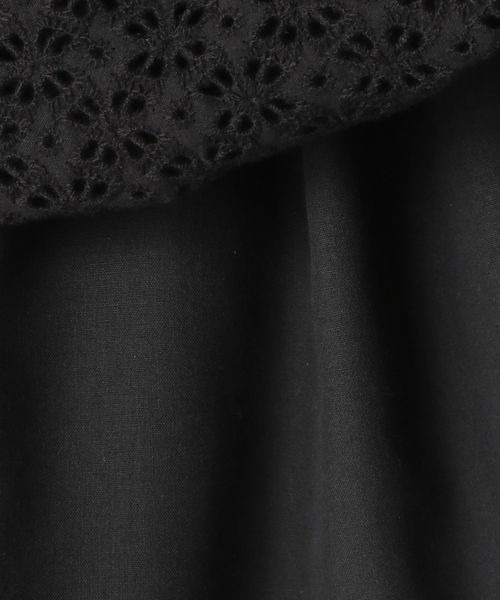 LOWRYS FARM（ローリーズファーム）の「レースギャザースカート　175480（スカート・キッズ・ブラック/ホワイト/グリーン・110cm/120cm/130cm/140cm/150cm）」の9枚目の写真