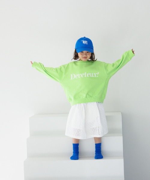 LOWRYS FARM（ローリーズファーム）の「レースギャザースカート　175480（スカート・キッズ・ブラック/ホワイト/グリーン・110cm/120cm/130cm/140cm/150cm）」の14枚目の写真