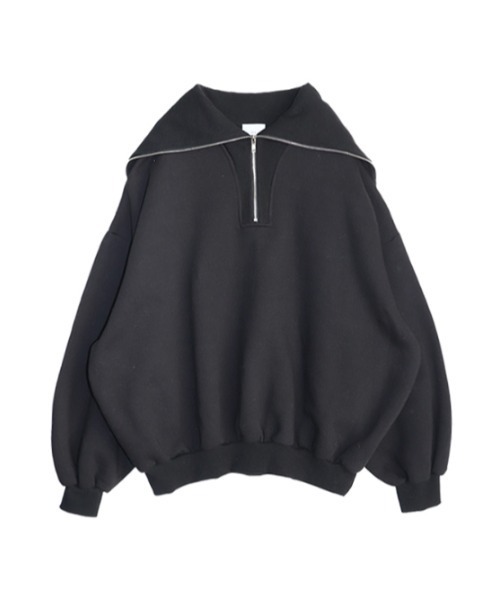 AMAIL(アマイル)の「Half zip trainer(スウェット・レディース・ベージュ/ブラック/ミント・FREE)」の13枚目の写真