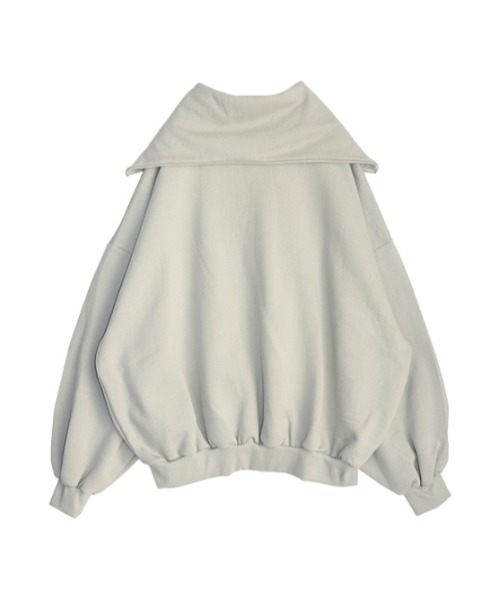 AMAIL(アマイル)の「Half zip trainer(スウェット・レディース・ベージュ/ブラック/ミント・FREE)」の16枚目の写真