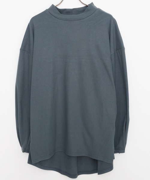 SILVER BULLET(シルバーバレット)の「『CavariA/キャバリア』モックネック長袖フリースカットソー(Tシャツ/カットソー・メンズ・ワインレッド/ベージュ/チャコールグレー/ブルーグレー・M/L)」の13枚目の写真