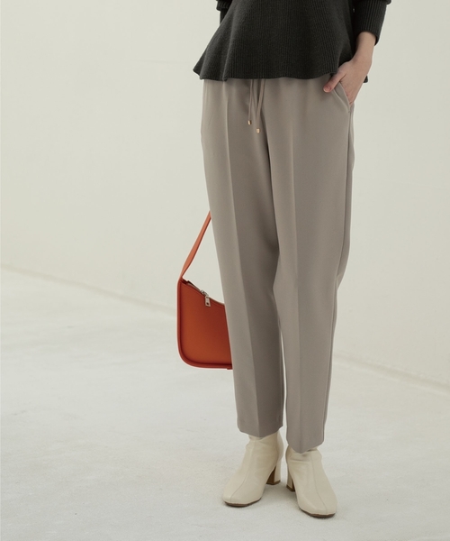 OPAQUE.CLIP（オペークドットクリップ）の「◆ダブルクロス イージーテーパードパンツ（その他パンツ・レディース・ライトグレー/ブラック/ベージュ/ブルー/ピンク系/ライトオレンジ系1・40/38/42/36/34）」の20枚目の写真