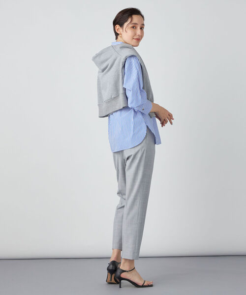 NOLLEY’S Sophi（ノーリーズソフィ）の「カシュクール2WAYメタル釦シャツ（シャツ/ブラウス・レディース・ホワイト/ブルー/ブルー系その他3/ピンク系その他3・36/38）」の22枚目の写真