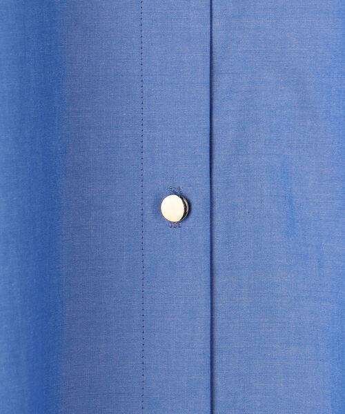 NOLLEY’S Sophi（ノーリーズソフィ）の「カシュクール2WAYメタル釦シャツ（シャツ/ブラウス・レディース・ホワイト/ブルー/ブルー系その他3/ピンク系その他3・36/38）」の8枚目の写真