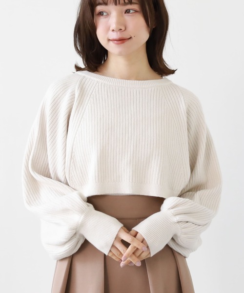 archives(アルシーヴ)の「マルチwayリブニットボレロカーディガン(カーディガン/ボレロ・レディース・オフホワイト/ブルー/グレイッシュベージュ/ブラック・MEDIUM)」の11枚目の写真