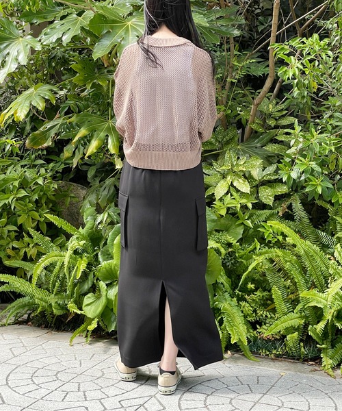 Meli rich（メリーリッチ）の「カーゴスカート（スカート・レディース・アイボリー/グレイッシュベージュ/カーキ/ブラック・MEDIUM）」の22枚目の写真