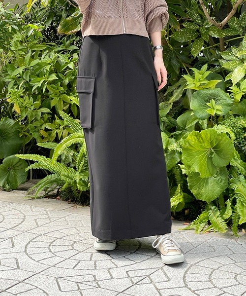 Meli rich（メリーリッチ）の「カーゴスカート（スカート・レディース・アイボリー/グレイッシュベージュ/カーキ/ブラック・MEDIUM）」の17枚目の写真