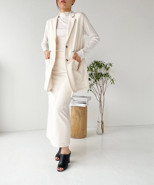 Meli rich（メリーリッチ）の「カーゴスカート（スカート・レディース・アイボリー/グレイッシュベージュ/カーキ/ブラック・MEDIUM）」の6枚目の写真