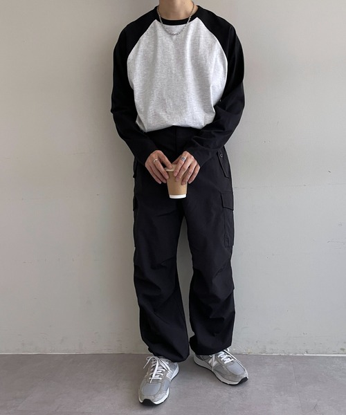 DISCOAT（ディスコート）の「ナイロンツイルワッシャーカーゴパンツ（カーゴパンツ・メンズ・カーキ/アイボリー/ブラック・FREE）」の20枚目の写真