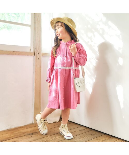 apres les cours（アプレレクール）の「スカラップポシェット（ショルダーバッグ・キッズ・アイボリー/ピンク・FREE）」の5枚目の写真