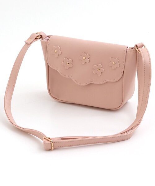 apres les cours（アプレレクール）の「スカラップポシェット（ショルダーバッグ・キッズ・アイボリー/ピンク・FREE）」の10枚目の写真