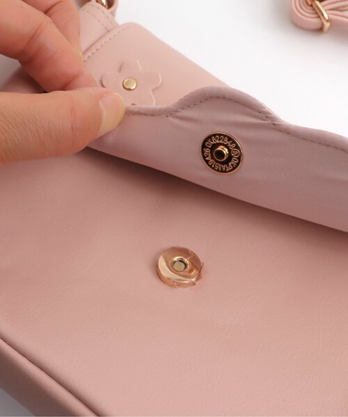 apres les cours（アプレレクール）の「スカラップポシェット（ショルダーバッグ・キッズ・アイボリー/ピンク・FREE）」の15枚目の写真