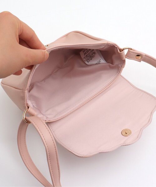 apres les cours（アプレレクール）の「スカラップポシェット（ショルダーバッグ・キッズ・アイボリー/ピンク・FREE）」の16枚目の写真