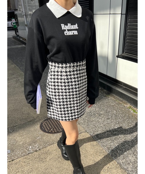 PHILLY（フィリー）の「フロントロゴ襟付きスウェット（スウェット・レディース・ホワイト/ブラック/その他1・FREE）」の9枚目の写真