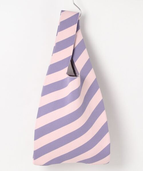 AMERICAN HOLIC(アメリカンホリック)の「ニットジャガードBAG(トートバッグ・レディース・ピンク/イエロー/サックスブルー・FREE)」の12枚目の写真