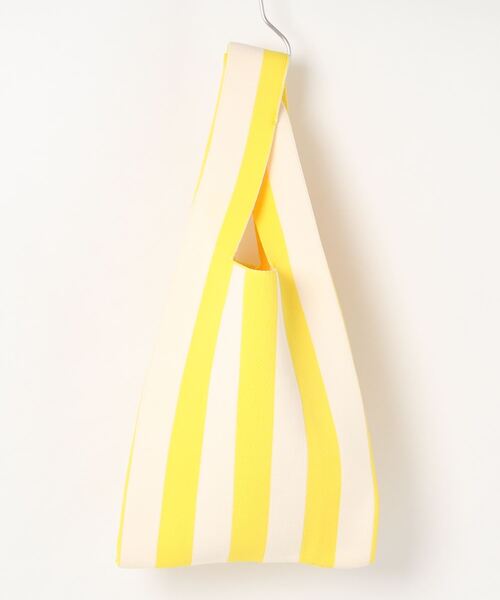 AMERICAN HOLIC(アメリカンホリック)の「ニットジャガードBAG(トートバッグ・レディース・ピンク/イエロー/サックスブルー・FREE)」の8枚目の写真