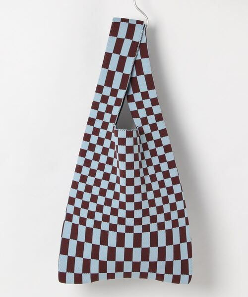 AMERICAN HOLIC(アメリカンホリック)の「ニットジャガードBAG(トートバッグ・レディース・ピンク/イエロー/サックスブルー・FREE)」の10枚目の写真