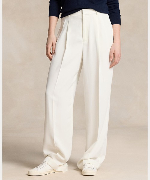 POLO RALPH LAUREN（ポロ ラルフ ローレン）の「ストレートレッグ サテン パンツ（その他パンツ・レディース・ナチュラル・00/6S/2/2S/4S/0/8S）」の5枚目の写真